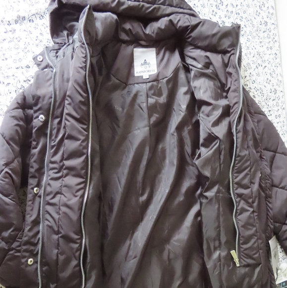 womens rainforest quilted puffer jacket coat L NWT - Picture 2 of 8
